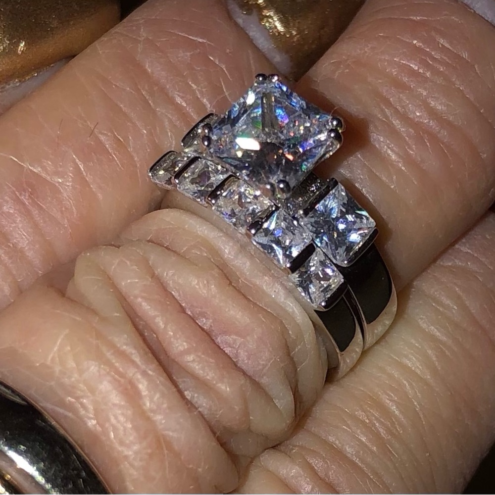 Wedding ring set size 5